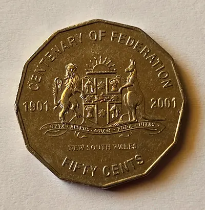 A collection of Australian Fifty Cent Commemorative Coins – A must-have for collectors