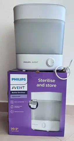 AVENT Philips SCF291/00 Electric Steam Steriliser for up to 6 Baby Bottles, Teats  Other Accessorie