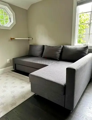 L shape sofa bed with storage model FRITHEN
