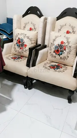 Elegant Vintage Floral Armchairs