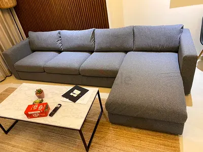 ikea vimle l shape four seat sofa with storage