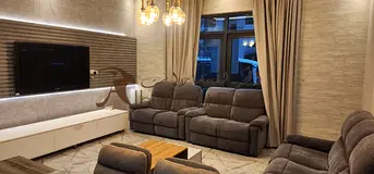 Spacious 1 bedroom apt + hall on the ground floor (furnished)