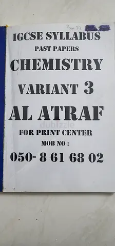 Igcse past paper chemistry paper 3