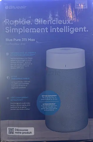 Blueair Blue Pure 311 Max Air Purifier - Efficient  Stylish Air Cleaning