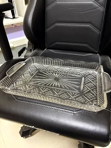 Elegant Glass Serving Tray