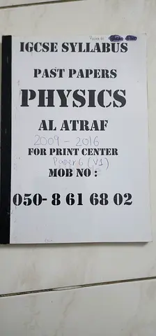 Igcse past paper physics paper 6