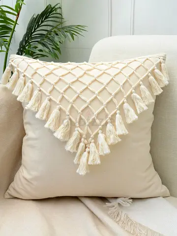 Chic Macrame Decorative Cushion Cover