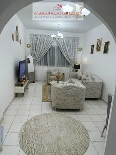 Monthly - Two rooms and a hall - Al Taawun - Deluxe furniture - With internet -3 bathrooms