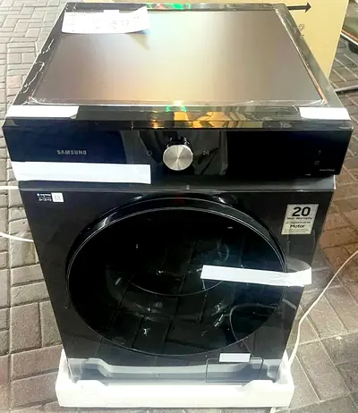 Never Use Samsung Bespoke Separate Washer 11.5 kg Dryer 9 kg Black Caviar