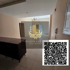 A large two-bedroom apartment in Emirates City, Ajman, with a podium view and a large balcony is per