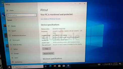 Lenovo X1 Carbon Laptop i7 6th Generation 16 GB Ram, 512 SSD,  14 Screen, FHD, C- Type Charger 750
