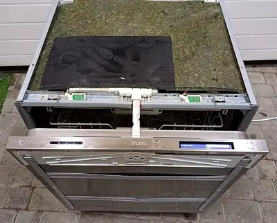 Miele built-in dishwasher twice knock to open fully integrated