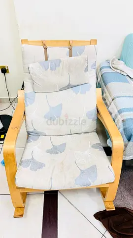 Comfortable Armchair with Floral Design