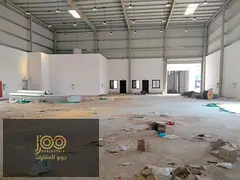 Warehouse for rent in Umm Al Thu'ub Industrial Area, Umm Al Quwain. It includes a mezzanine, pro