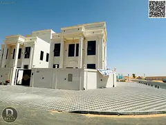 One of the most luxurious villas in Ajman, with a palace design, super deluxe finishing, and persona