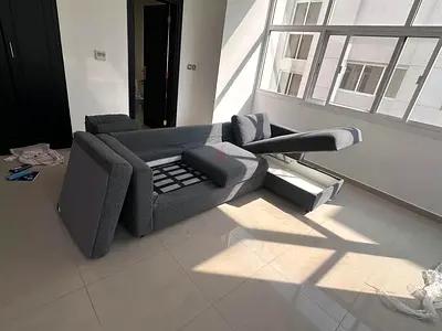 Ikea vimle L shape sofa bed with mattress