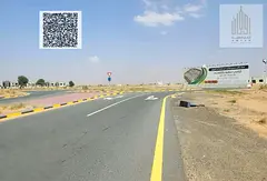 Land for sale in Basateen Al Surra, Umm Al Quwain. Area: 1722 sq ft / 160 sq m Permit: Ground + 2 fl