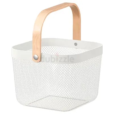 Stylish Mesh Basket with Wooden Handle