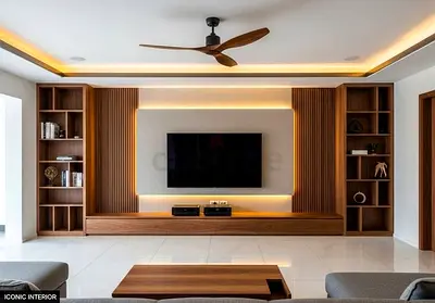 Stylish and Modern Entertainment Center for Sale