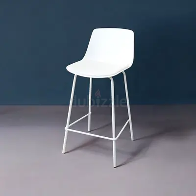 Modern Bar Stool Set - Black, Grey  White Counter Height Chairs