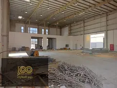 A mezzanine warehouse is available for rent in the industrial area of ​​Umm Al Quwain, with all 