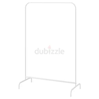 Versatile White Clothing Rack for Sale