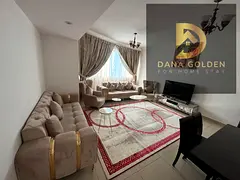 Two rooms, a hall, ,2 bathroom, furnished with hotel furniture,5999 dirhams with internet, Burj el m