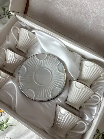 Elegant Vintage Tea Set with Cup and Saucer