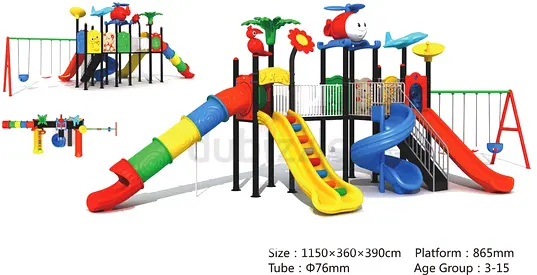 Large Colorful Outdoor Playground for Kids