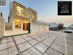 For sale: Modern luxury villa directly from the owner, registration fees included, large building ar