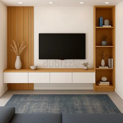 Modern Entertainment System with Stylish Storage