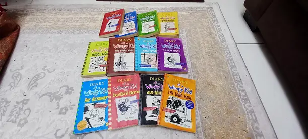 All Diary of a Wimpy Kid Books until Getaway (12 books)