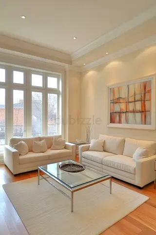 Elegant Modern Living Room Set with Coffee Table