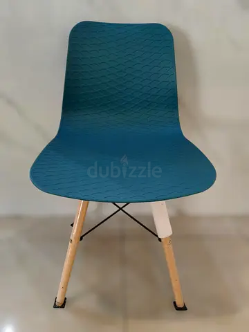 Stylish Modern Chair in Aqua Blue