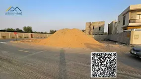 Corner plot on two streets, freehold, open to all nationalities, close to the mosque and all ameniti