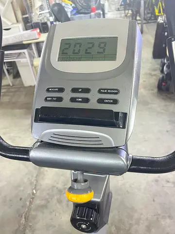 Exercise bike or machine elliptical trainer