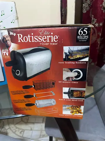 Chef Tony Elite Rotisserie for Easy Cooking