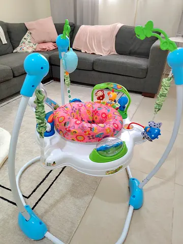 Colorful Baby Bouncer with Fun Toys