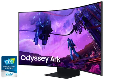 Samsung 55 Inch G97NC Odyssey Ark G9 2nd Gen Ultra HD 4K 165Hz Smart Curved Gaming Monitor