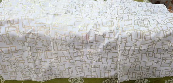 Elegant White Decorative cushion Cover with Modern Design