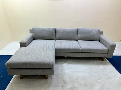Like new condition west elm lshape sofa