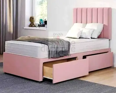90*200 single bed with drawers