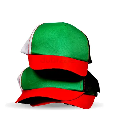 UAE Color Adjustable Cap – Pack of 3, Comfortable Cotton Hat with National Flag Colors, Ideal for UA
