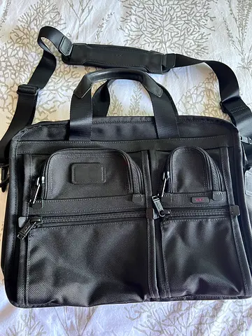 TUMI Expandable Organizer Laptop Briefcase for Sale
