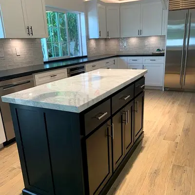 Stylish Kitchen Island with Storage