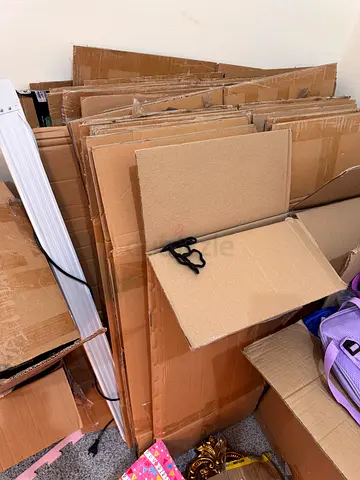 Large Collection of Cardboard Boxes for Moving or Storage