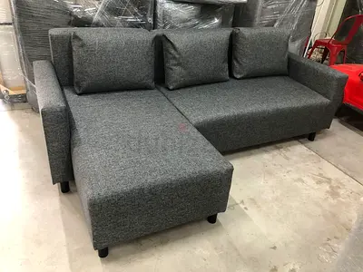 Ikea Lshape sofa bed with storage