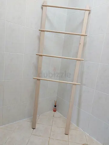 Minimalist Wooden Ladder for Bathroom or Decor