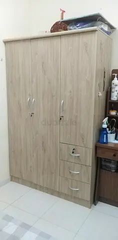 Stylish Wooden Wardrobe with Multiple Storage Options