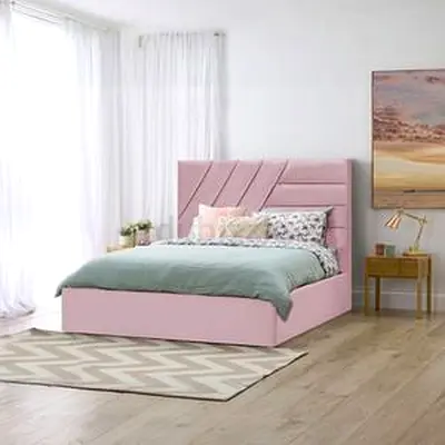 Stylish Pink Bed with Elegant Design